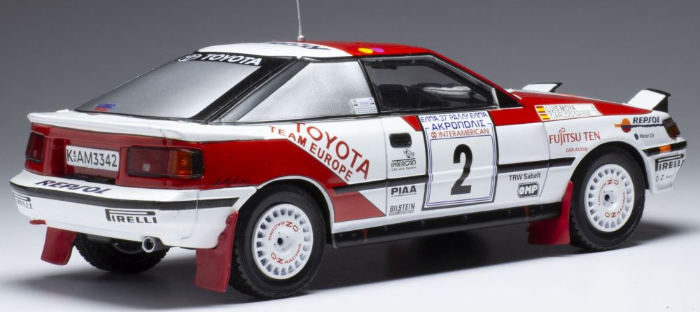 Available to Order – Toyota Celica GT-Four #2 Rallye Acropolis 1990 C.Sainz/L.Moya 1:24 (IXO 24RAL016A)