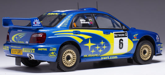 Available to Order – Subaru Impreza S7 #6 WRC Rally of Great Britain 2001 P.Solberg/P.Mills 1:24 (IXO 24RAL026B)