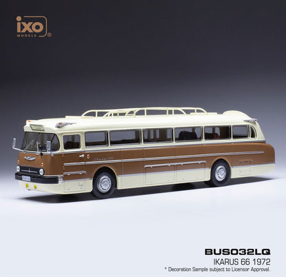 Available To Order – Ikarus 66 Beige/Brown 1972 1:43 IXO Model (IXO BUS032)