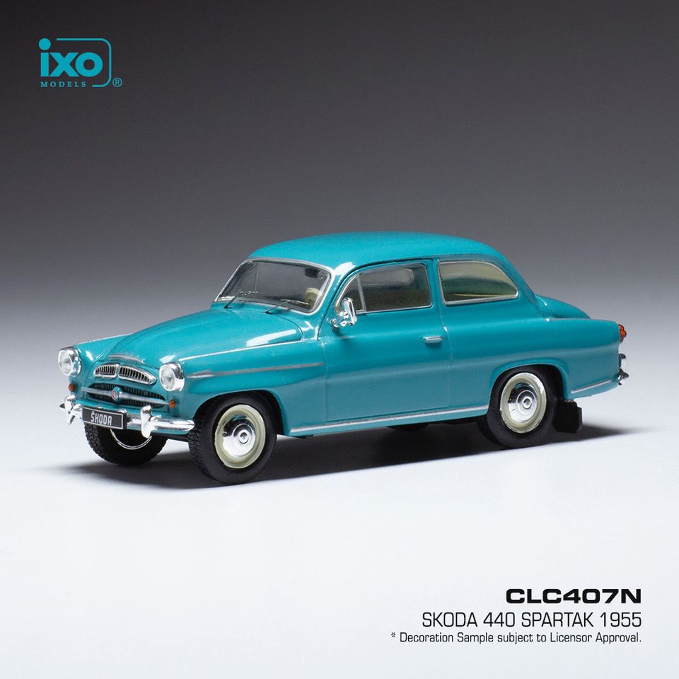 Available To Order – Skoda 440 Spartak Blue 1955 1:43 IXO Model (IXO CLC407)