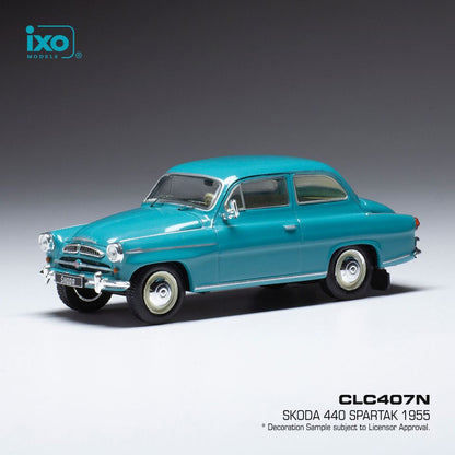 Available To Order – Skoda 440 Spartak Blue 1955 1:43 IXO Model (IXO CLC407)