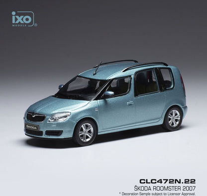 Available To Order – Skoda Roomster Metallic Light Blue 2007 1:43 IXO Model (IXO CLC472)