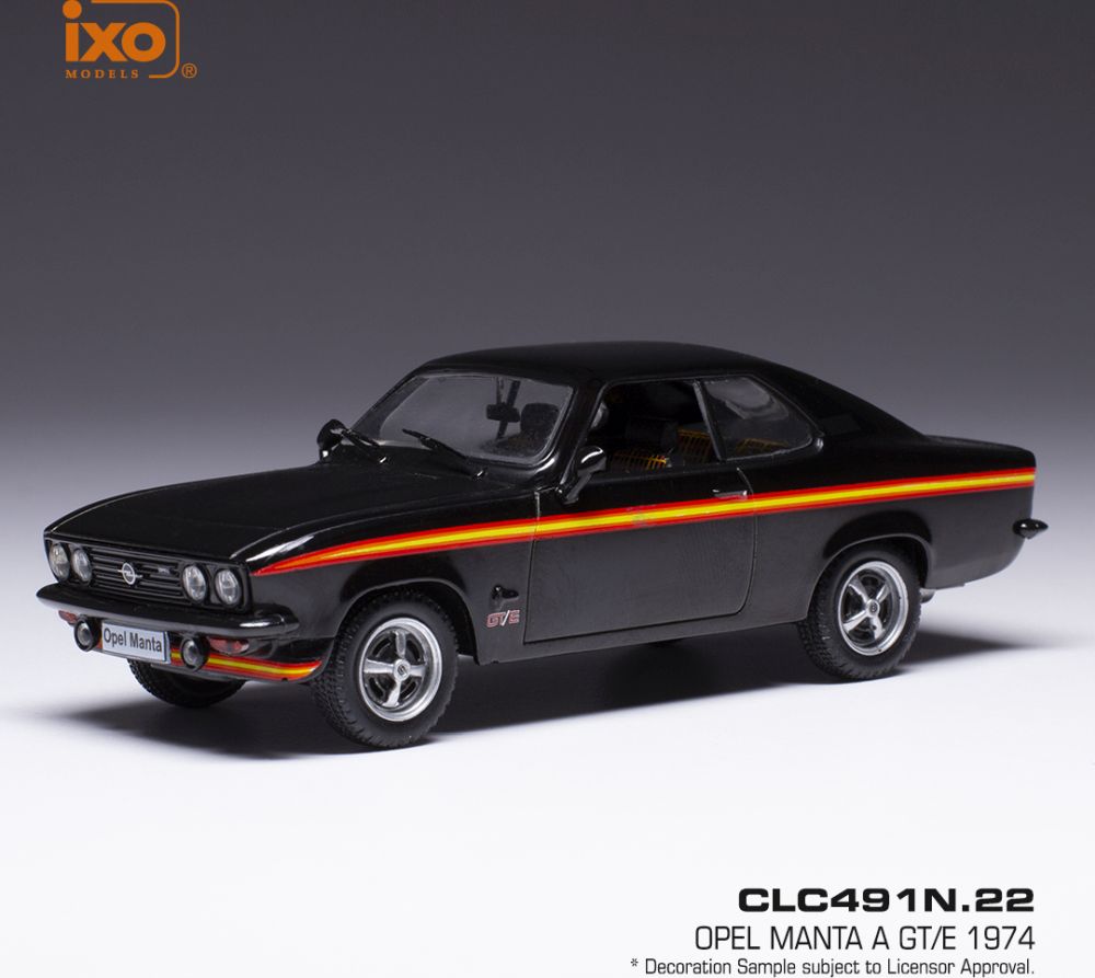 Available To Order – Opel Manta A GT/E Black Magic 1974 1:43 IXO Model (IXO CLC491)