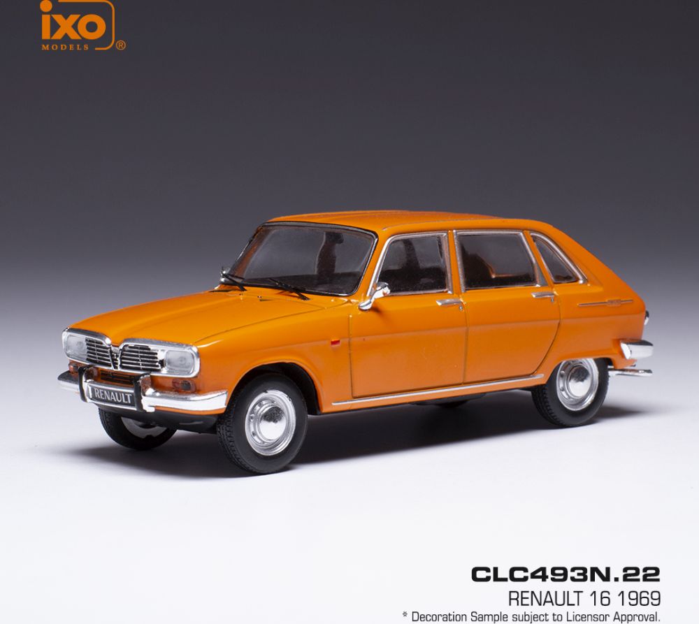 Available To Order – Renault R 16 Orange 1969 1:43 IXO Model (IXO CLC493)