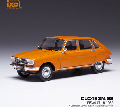 Available To Order – Renault R 16 Orange 1969 1:43 IXO Model (IXO CLC493)