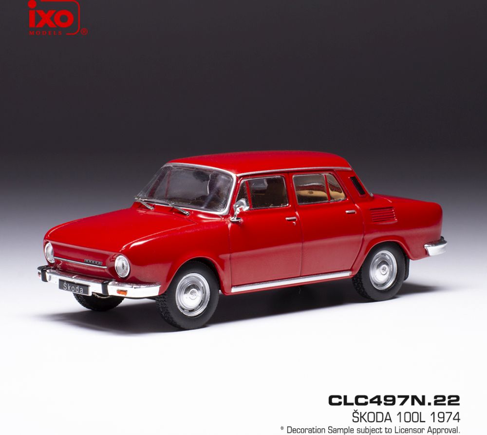 Available To Order – Skoda 100 L Red 1974 1:43 IXO Model (IXO CLC497)