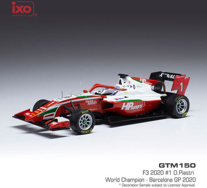 Available To Order – Dallara G319 #1 HP Tuners F3 GP Barcelona 2020 O.Piastri 1:43 IXO Model (IXO GTM150)