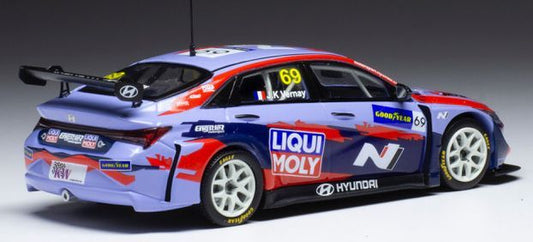 Available To Order – Hyundai Elantra N TCR #69 Engstler Hyundai Liqui Moly WTCR 2021 J-K.Vernay 1:43 IXO Model (IXO GTM156A)
