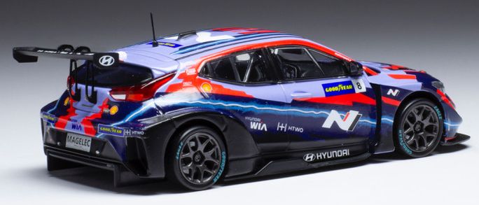 Available To Order – Hyundai Veloster N ETCR #8 Hyundai Motorsport N ETCR Pau 2021 A.Farfus 1:43 IXO Model (IXO GTM161A)