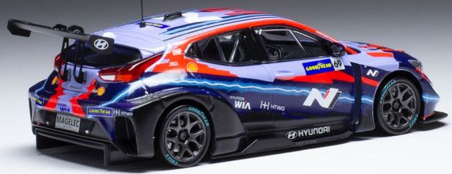 Available To Order – Hyundai Veloster N ETCR #69 Hyundai Motorsport N ETCR Pau 2021 J-K.Vernay 1:43 IXO Model (IXO GTM161C)