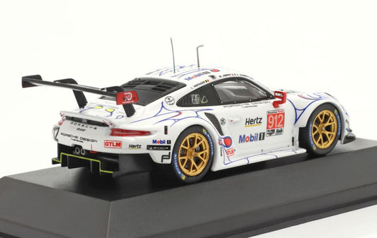 Available To Order – Porsche 911 (991) RSR #912 2nd GTLM Class Petit Le Mans 2018 Porsche GT Team 1:43 IXO Model (IXO LE43049)