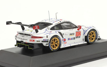 Available To Order – Porsche 911 (991) RSR #912 2nd GTLM Class Petit Le Mans 2018 Porsche GT Team 1:43 IXO Model (IXO LE43049)