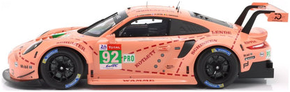 Available To Order – Porsche 911 (991) RSR #92 Winner LMGTE-Pro 24h Le Mans Pink Pig Christensen/Estre 1:12 IXO Model (IXO LEGT12003)