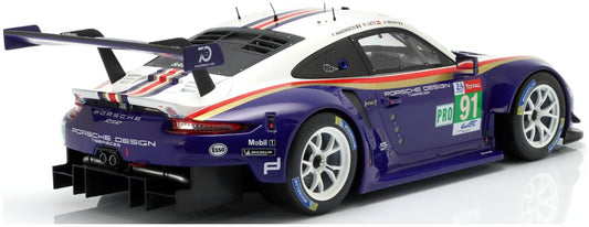 Available To Order – Porsche 911 (991) RSR #91 2nd LMGTE Pro 24h Le Mans 2018 Lietz/Bruni/Makowiecki 1:12 IXO Model (IXO LEGT12004)