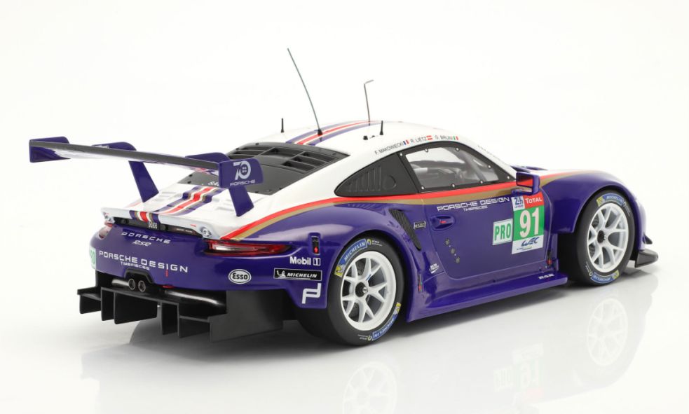 Available To Order – Porsche 911 (991) GT3 RSR #91 2nd LMGTE Pro 24h Le Mans 2018 1:18 IXO Model (IXO LEGT18004)