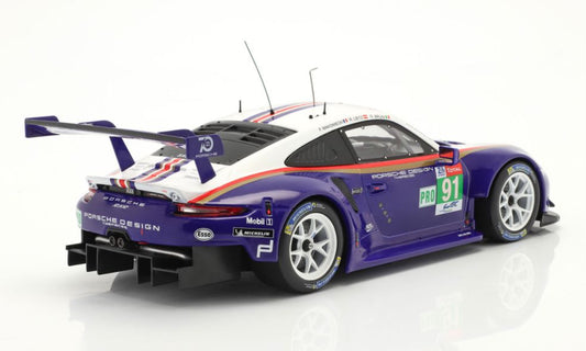 Available To Order – Porsche 911 (991) GT3 RSR #91 2nd LMGTE Pro 24h Le Mans 2018 1:18 IXO Model (IXO LEGT18004)