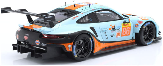 Available To Order – Porsche 911 RSR #86 1000 Meilen Sebring WEC 2019 LMGTE Gulf Racing Wainwright 1:18 IXO Model (IXO LEGT18008B)