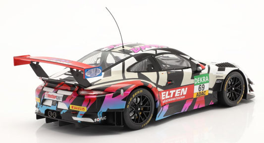 Available To Order – Porsche 911 (991) GT3 R #69 ADAC GT Master Hockenheim 2018 Danke Fans 1:18 IXO Model (IXO LEGT18020)