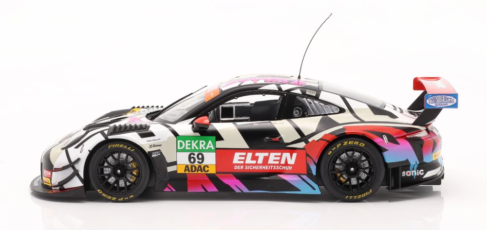 Available To Order – Porsche 911 (991) GT3 R #69 ADAC GT Master Hockenheim 2018 Danke Fans 1:18 IXO Model (IXO LEGT18020)