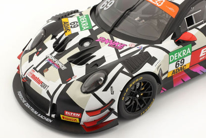 Available To Order – Porsche 911 (991) GT3 R #69 ADAC GT Master Hockenheim 2018 Danke Fans 1:18 IXO Model (IXO LEGT18020)