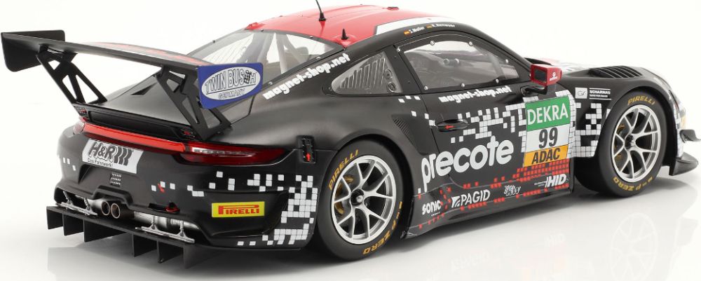 Available To Order – Porsche 911 GT3 R #99 Herberth Motorsport ADAC GT-Masters 2020 Muller/Renauer Winner 1:18 IXO Model (IXO LEGT18050)
