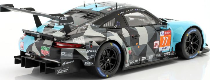 Available To Order – Porsche 911 RSR #77 2nd LMGTE Am 24h Le Mans 2020 Dempsey-Proton Racing 1:18 IXO Model (IXO LEGT18062)
