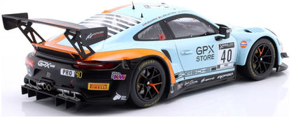 Available To Order – Porsche 911 GT3 R #40 Gulf GPX 24h Spa 2020 Deletraz/Dumas/Preining 1:18 IXO Model (IXO LEGT1820040)