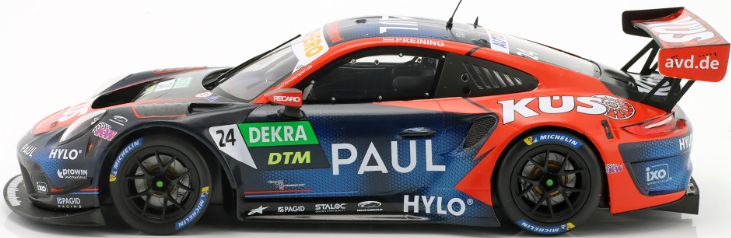 Available To Order – Porsche 911 GT3 R #24 Sieger Norisring DTM 2022 KUS Team75 T. Preining 1:18 IXO Model (IXO LEGT1822002)