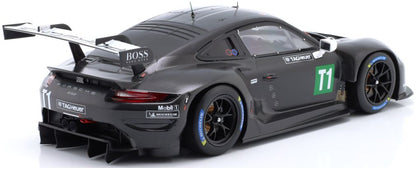 Available To Order – Porsche 911 RSR #T1 Testcar Black 1:18 IXO Model (IXO LEGT1823010)