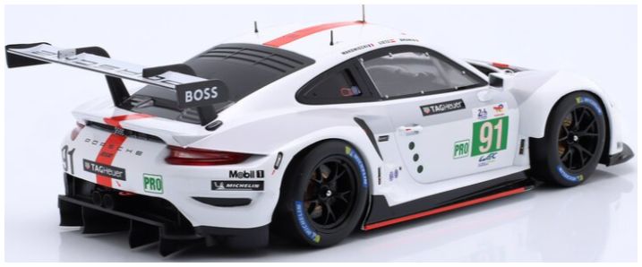 Available To Order – Porsche 911 RSR #91 Winner LMGTE Pro 24h Le Mans 2022 Porsche GT Bruni/Lietz/Makowi 1:18 IXO Model (IXO LEGT1823027)