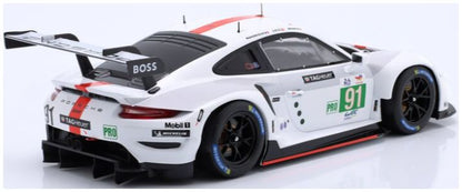 Available To Order – Porsche 911 RSR #91 Winner LMGTE Pro 24h Le Mans 2022 Porsche GT Bruni/Lietz/Makowi 1:18 IXO Model (IXO LEGT1823027)