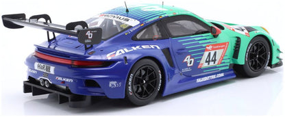Available To Order – Porsche 911 (992) GT3 R #44 24h Falken Nurburgring 2023 Eriksson/Heinemann/Menzel 1:18 IXO Model (IXO LEGT1823037B)