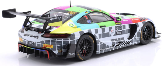 Mercedes Benz AMG GT3 EVO #888 12h Bathurst 2025 GMR Engel/Martin/Grenier 1:18 IXO Model (view 2)