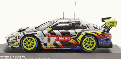 Available To Order – Porsche 911 GT3 R #8 24h Nurburgring 2019 Iron Force (Yellow Wheels) 1:43 IXO Model (IXO LEGT43011)
