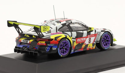 Available To Order – Porsche 911 GT3 R #8 24h Nurburgring 2019 Iron Force Purple Wheels 1:43 IXO Model (IXO LEGT43012)