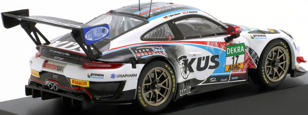 Available To Order – Porsche 911 GT3 R #17 KuS Team Bernhard ADAC GT-Masters 2019 Bachler/Bernhard 1:43 IXO Model (IXO LEGT43026)