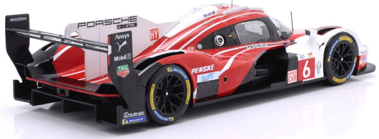 Porsche 963 #6 2nd 24h Le Mans 2025 Penske Estre/Vanthoor/Campbell 1:18 IXO Model (view 2)