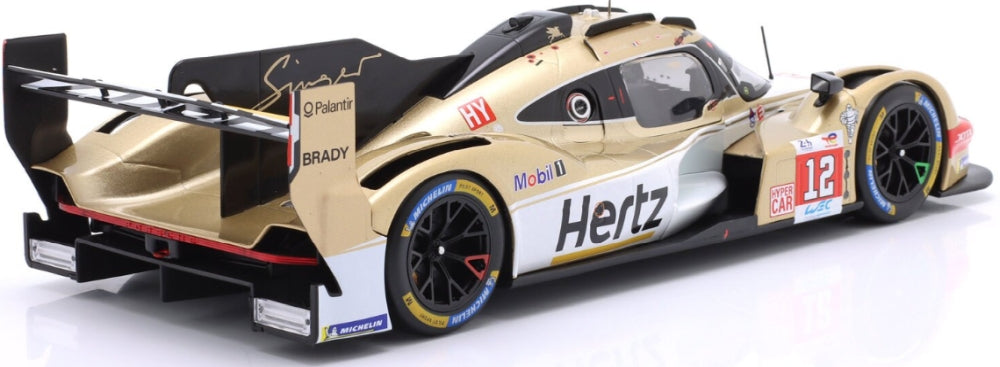 Porsche 963 #12 8th 24h Le Mans 2024 Hertz Team Jota Stevens/Nato/Ilott 1:18 IXO Model (view 2)