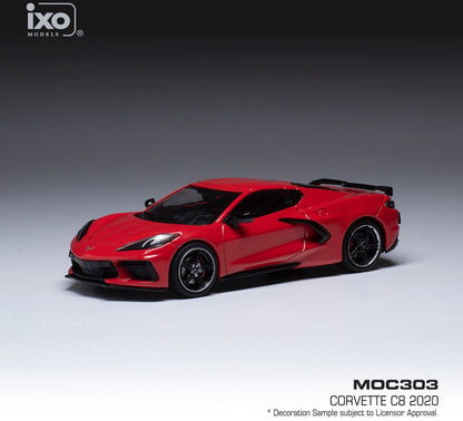 Available To Order – Chevrolet Corvette C8 Red 2020 1:43 IXO Model (IXO MOC303)