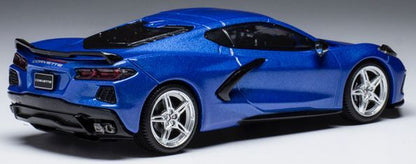 Available To Order – Chevrolet Corvette (C8) Stingray Metallic Blue 2020 1:43 IXO Model (IXO MOC316)