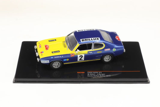 Available To Order – Ford Capri #2 Rally Baltic 1972 W.Rohrl/ J.Berger 1:43 IXO Model (IXO RAC308)