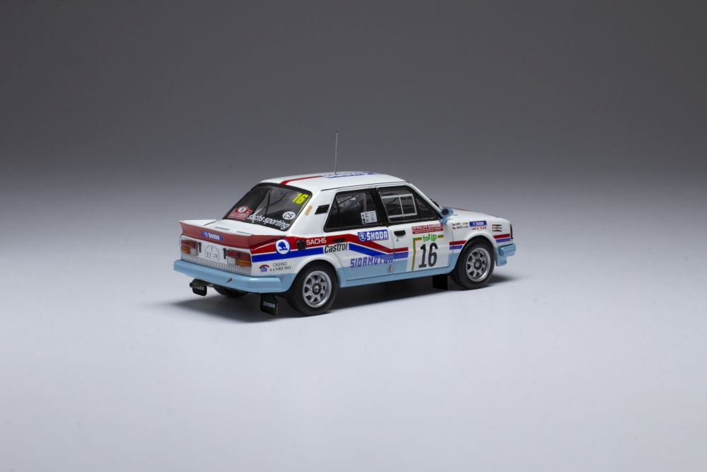 Available To Order – Skoda 130 LR #16 Rallye Sanremo 1986 L.Krecek/B.Motl 1:43 IXO Model (IXO RAC336)