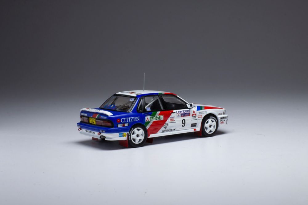Available To Order – Mitsubishi Galant VR-4 #9 Mitsubishi Ralliart RAC Rally 1990 K.Eriksson 1:43 IXO Model (IXO RAC346)