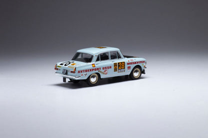 Available To Order – Moskwitsch 412 #28 Rally London/Mexico 1970 L.Potapcikas/Y.Lesovskiy/E.Bazhenov 1:43 IXO Model (IXO RAC353)