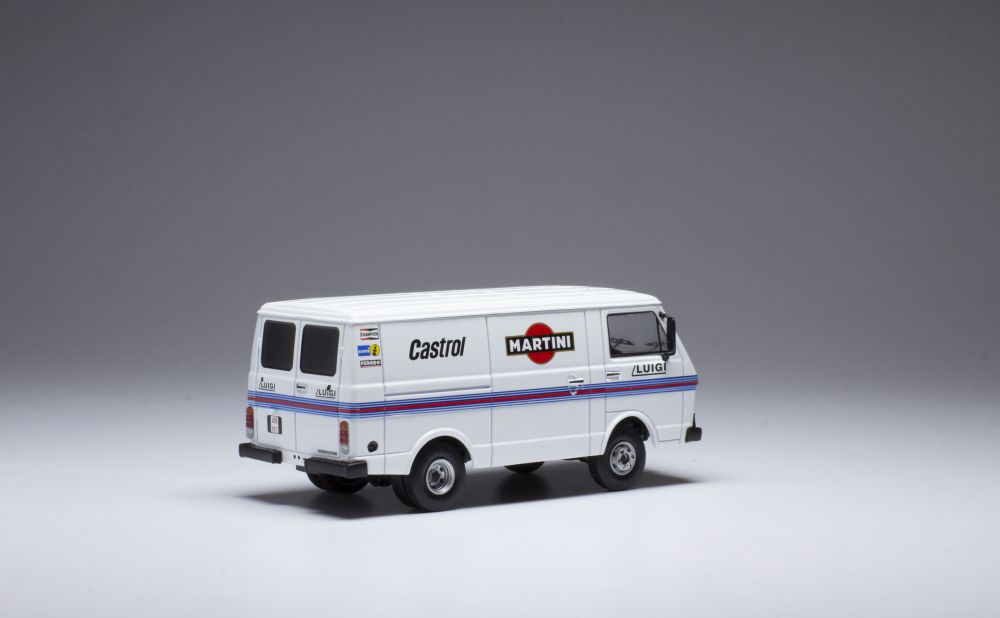 Available To Order – VW LT28 SWB Martini Racing Rally Assistance Van 1:43 IXO Model (IXO RAC357)
