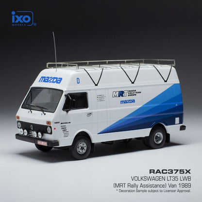 Available To Order – VW LT35 LWB Mazda Rally Team Europe Mazda 1989 Rally Assistance Van 1:43 IXO Model (IXO RAC375X)