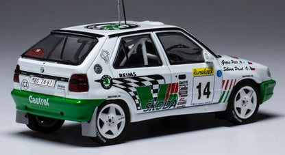 Available To Order – Skoda Felicia Kit Car #14 Rallye Monte Carlo 1996 P.Sibera/P.Gross 1:43 IXO Model (IXO RAC381A)