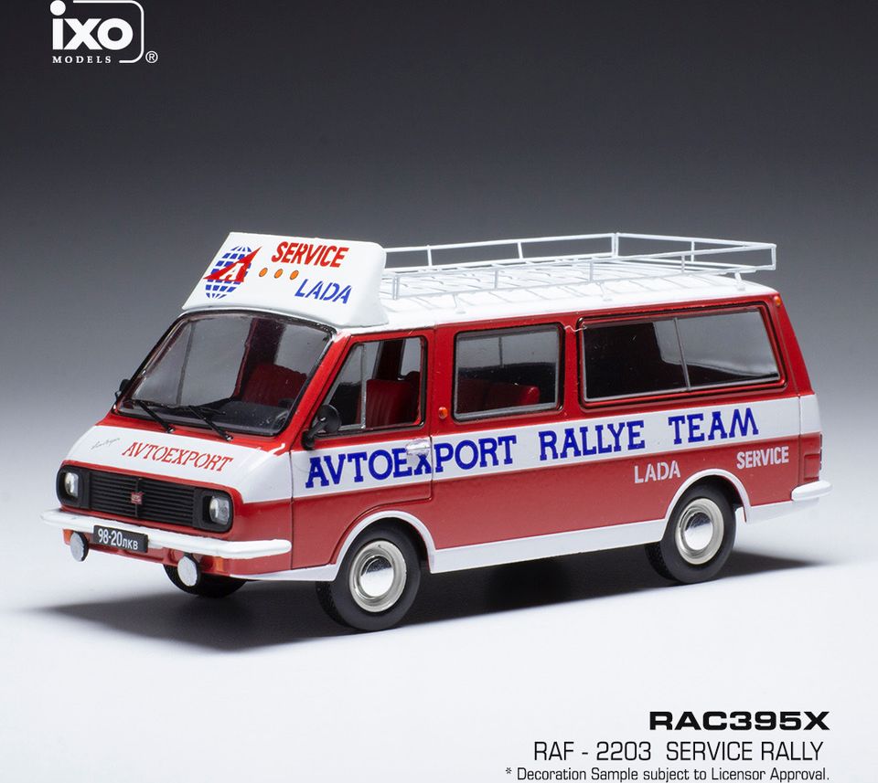 Available To Order – RAF 2203 Assistance w/Roof Rack and Wheels 1:43 IXO Model (IXO RAC395)