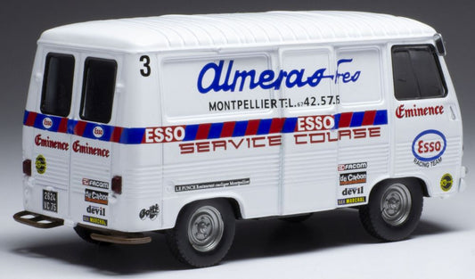 Available To Order – Peugeot J7 Team Almeras Eminence Rally Service 1:43 IXO Model (IXO RAC397)