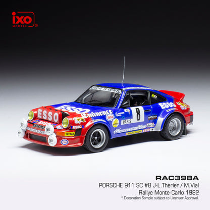 Available To Order – Porsche 911 SC #8 Team Almeras Eminence Monte Carlo 1982 J-L.Therier/M.Vial 1:43 IXO Model (IXO RAC398A)